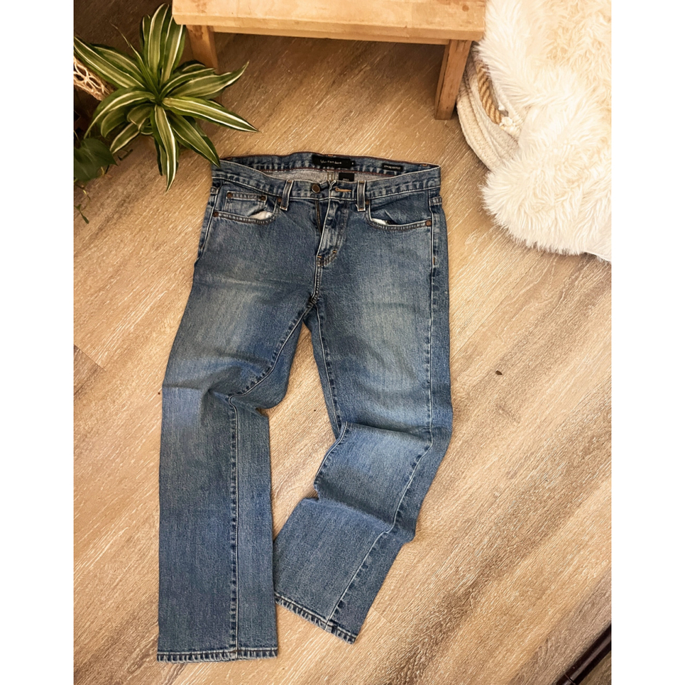 Women's Calvin Klein Jeans Blue Low Rise Bootcut Jeans Size 8